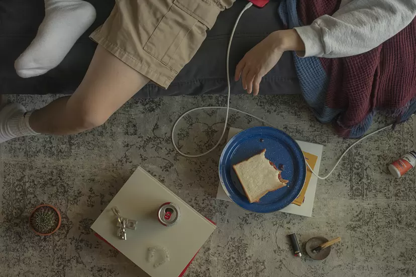 Man sleeping on sofa by System of Culture