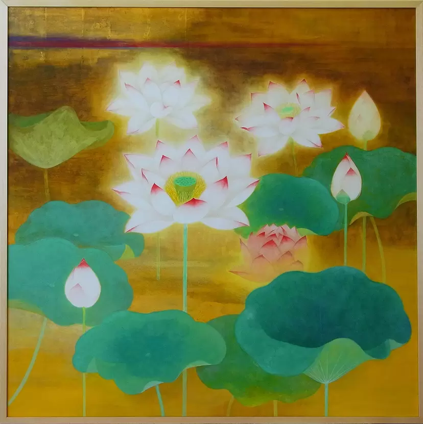 キャンバスアート グリッター キラキラ 金箔 装飾／6027 Ⓣ キャンバスアート グリッター キラキラ 金箔 装飾／6027 Ⓣ