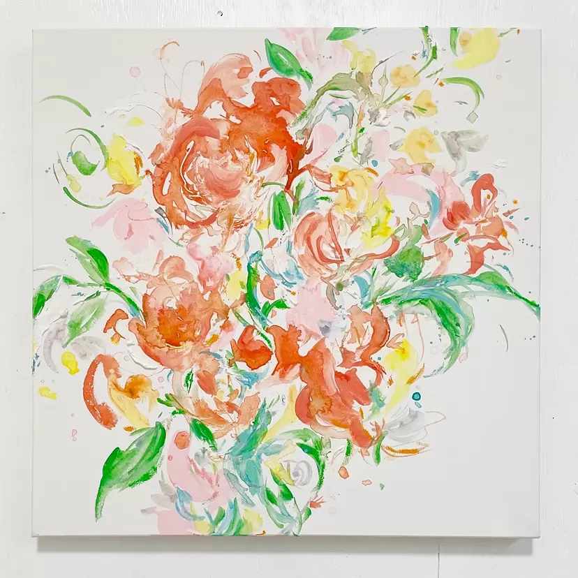 Dancing flowers No.77 by 川西郁美
