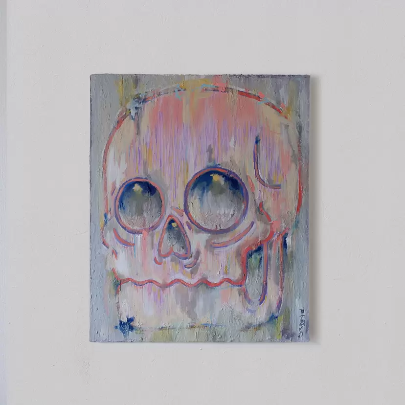 Pink Skull by ザラズア　ラファエル