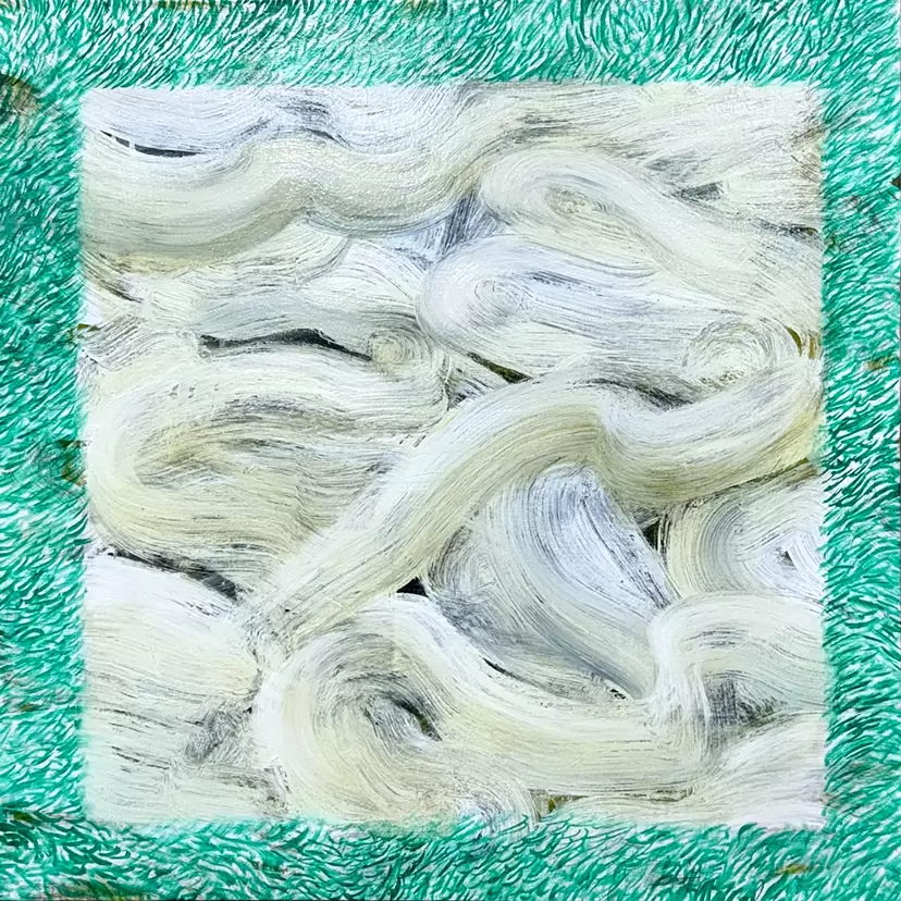 Abstract painting(Grasses) by EMINA MUTO