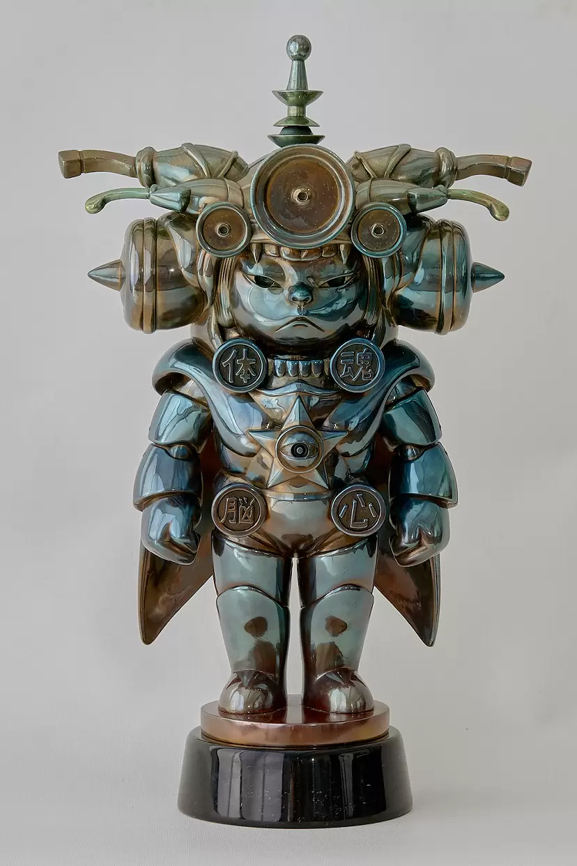 Purchasing Kasai - boy (Iridescent Blue Color) (ed. 2/8 - 7/8) by Purchasing Kasai - boy (Iridescent Blue Color) (ed. 2/8 - 7/8) by