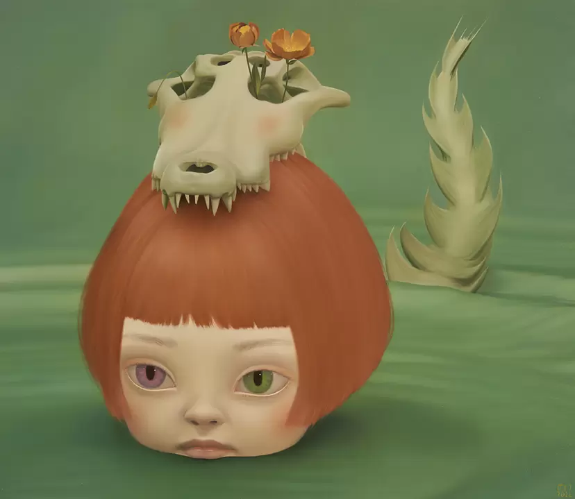 Cute monster in the bog by Tarntara Sudaduang