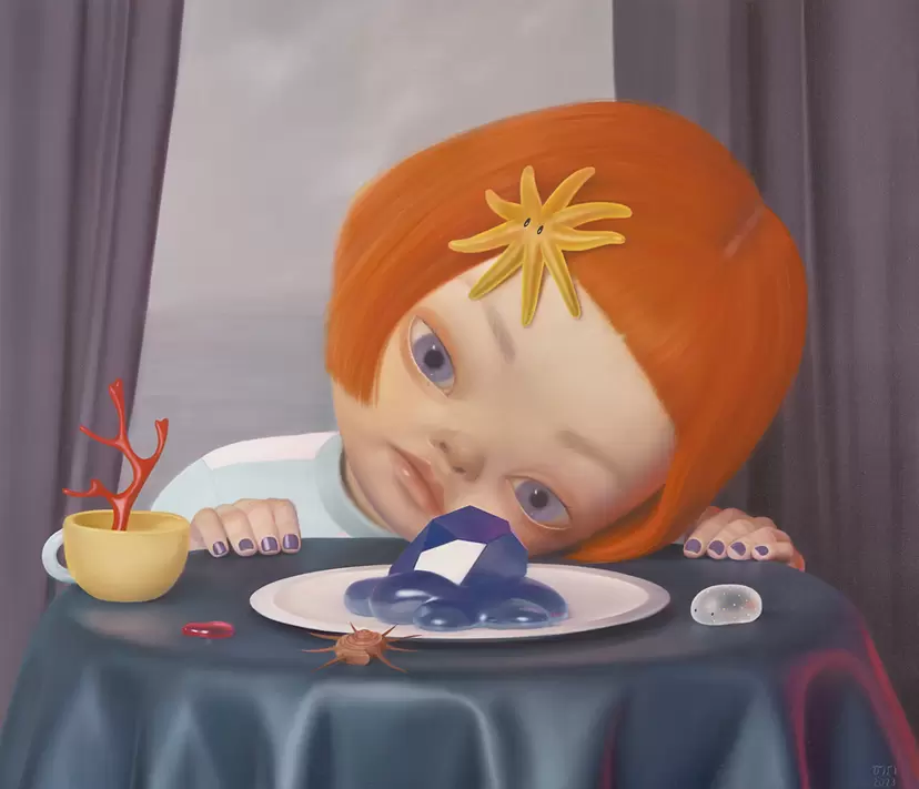Ultramarine meal by Tarntara Sudaduang