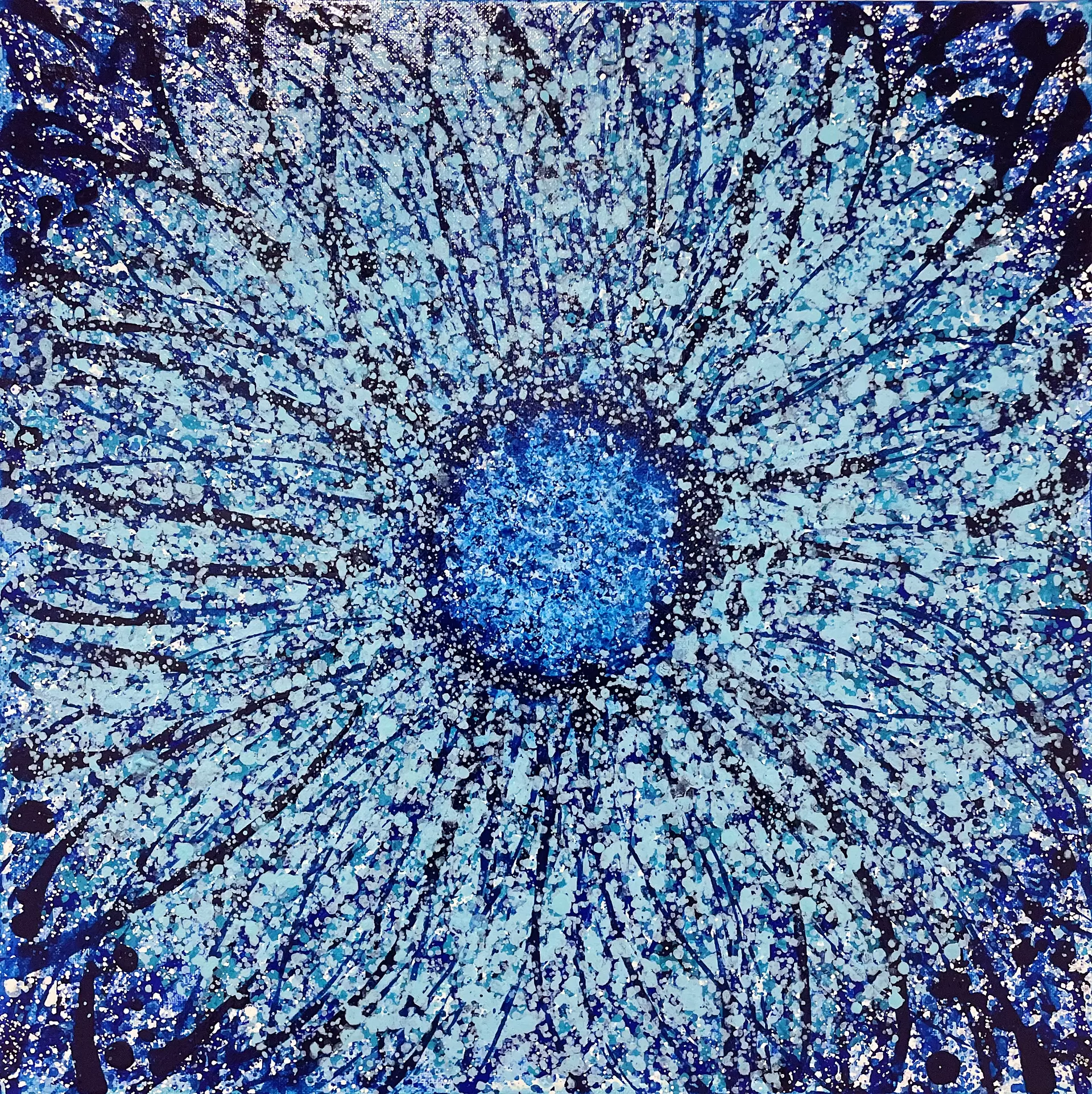 魂の花・青
