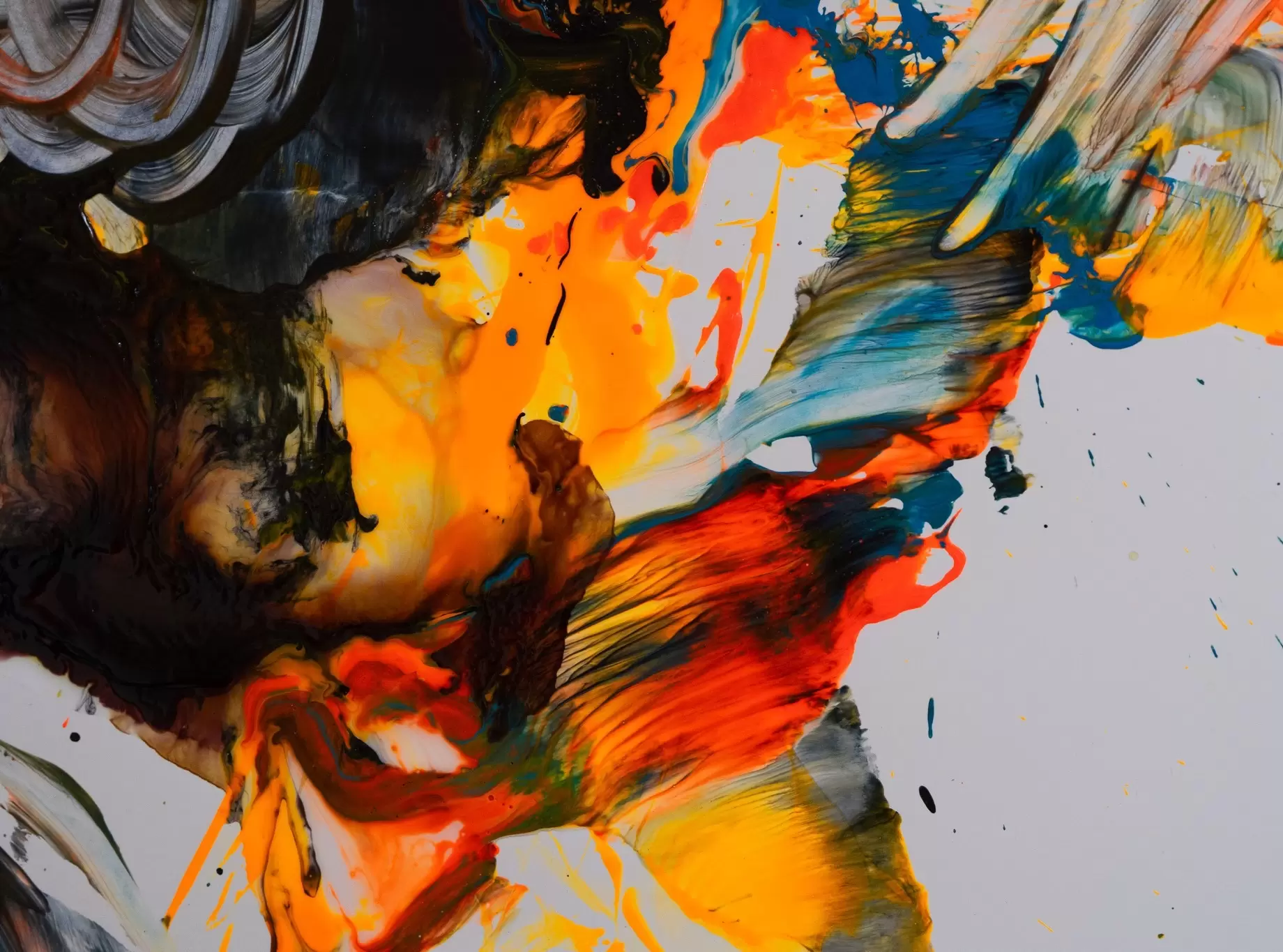 絵画　黄いかべ KanademonoART-