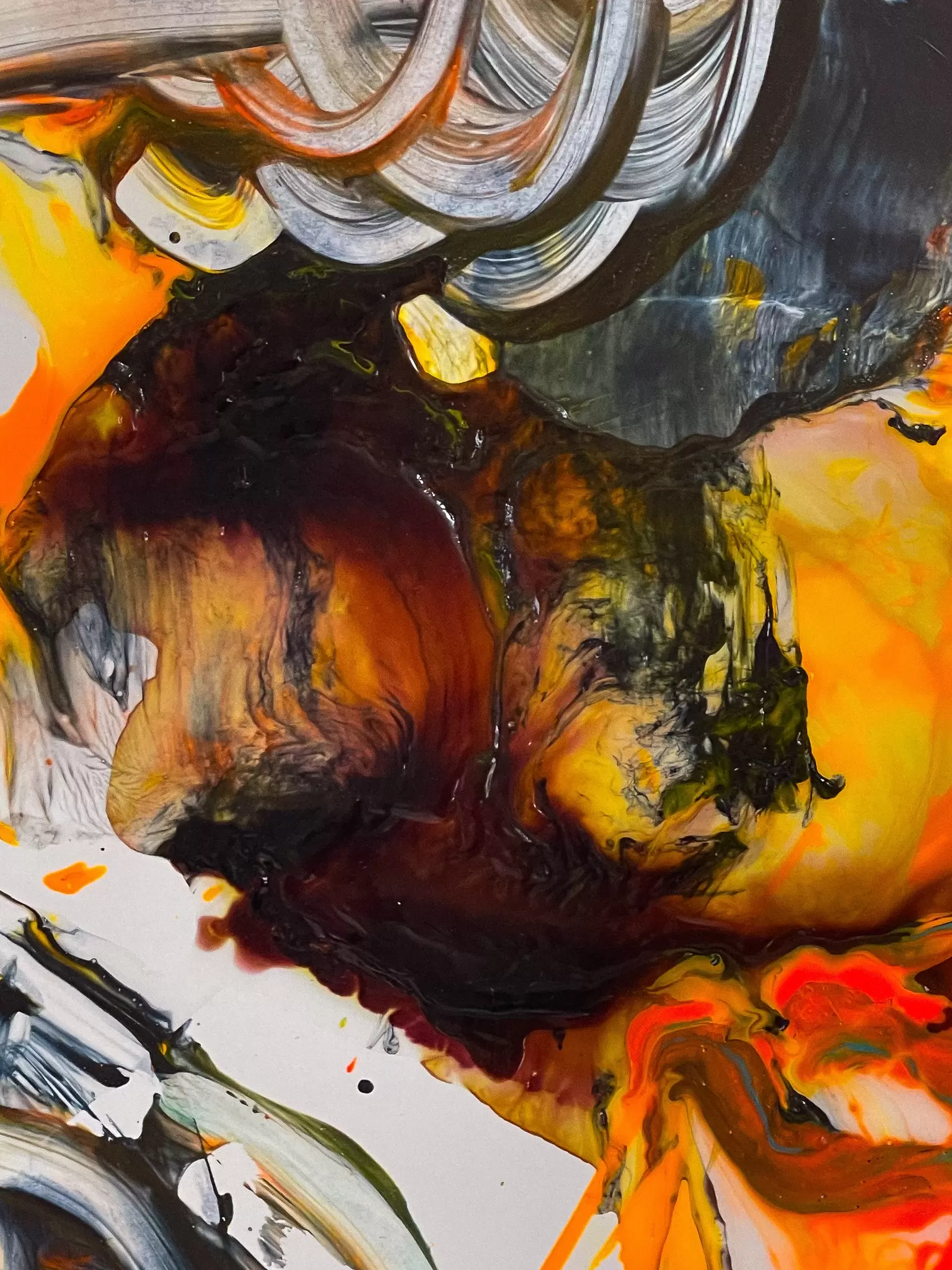 回転するオレンジとブルー by 横島 剛 | 現代アートの販売・通販