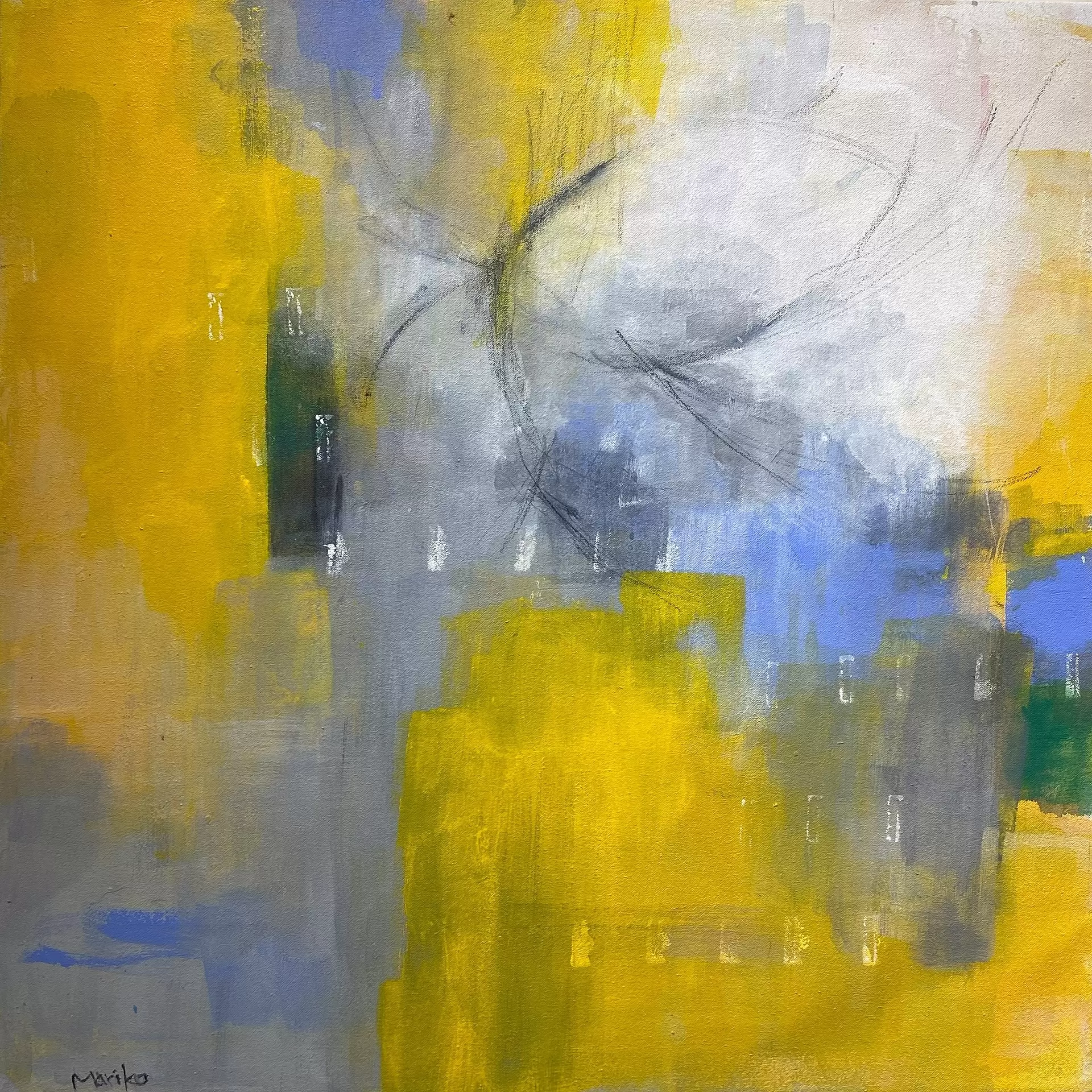 寺床まり子的黄色| 当代艺术的网上艺术商店| ArtSticker, image size:1920x1920