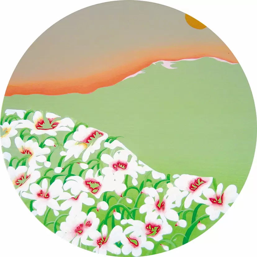 泉湧く庭_Garden with a fountain by Satoko Asahi