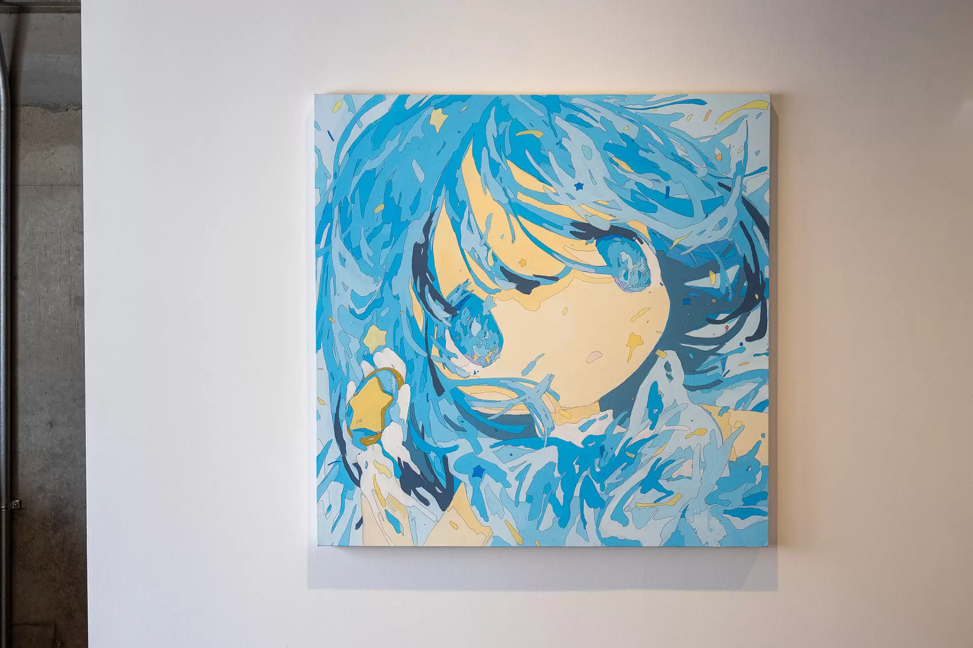 ぷ*あ様 グレイッシュブルーの記憶　　絵画原画 ぷ*あ様 グレイッシュブルーの記憶 絵画原画 file.jpg