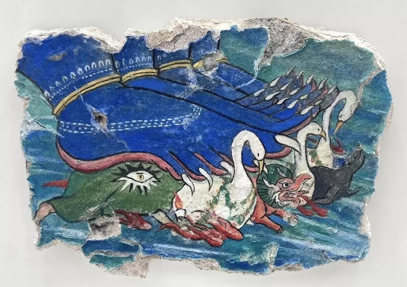 Evil dispersal  (three swans)
