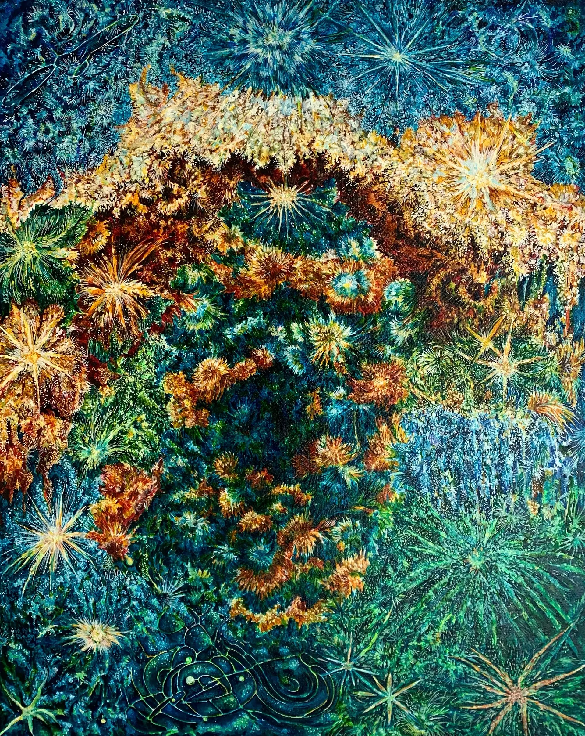 宙の花譜 by 柴田純椰 | 現代アートの販売・通販 | ArtSticker