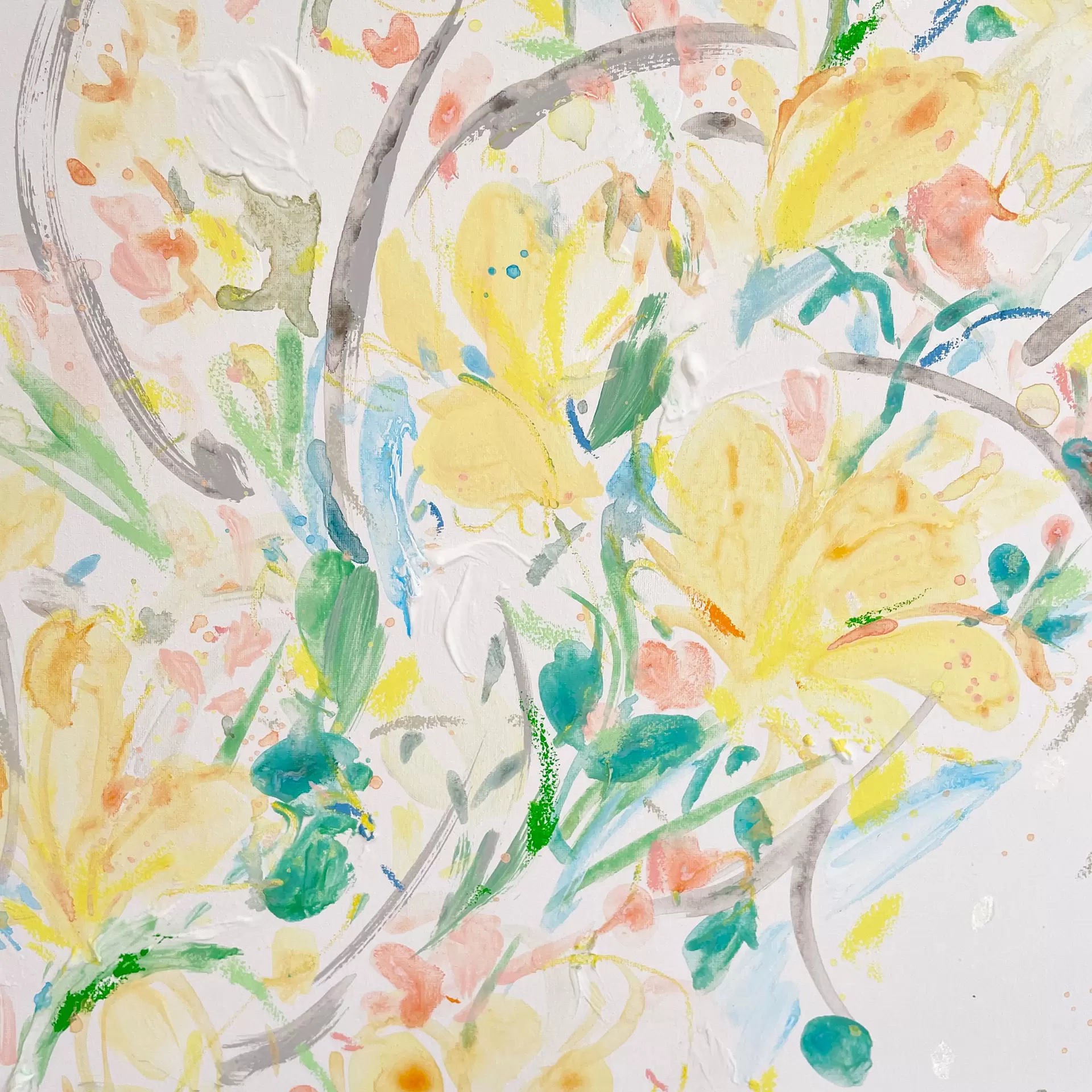 Dancing flowers No.88 by 川西郁美 | 現代アートの販売・通販