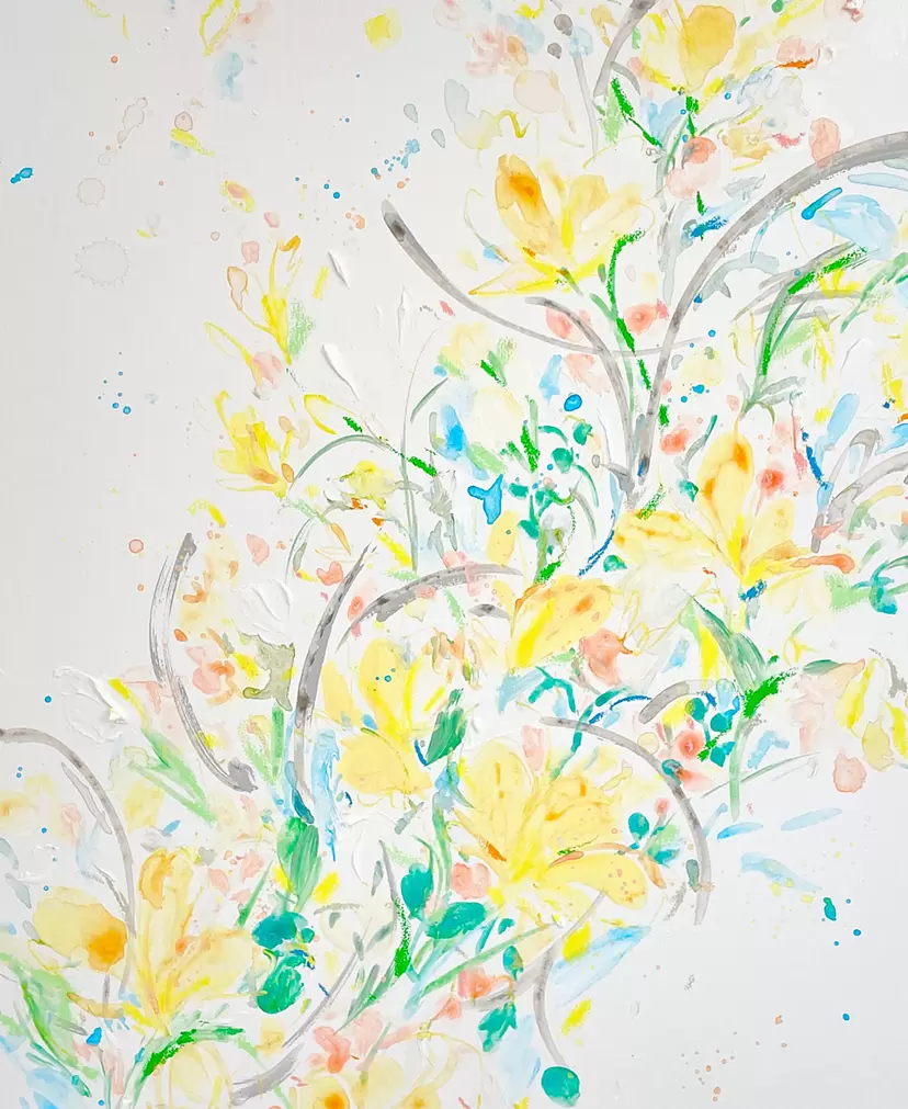 Dancing flowers No.88 by 川西郁美