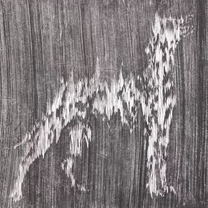 白黒 木のデザイン 版画 白黒 木のデザイン 版画