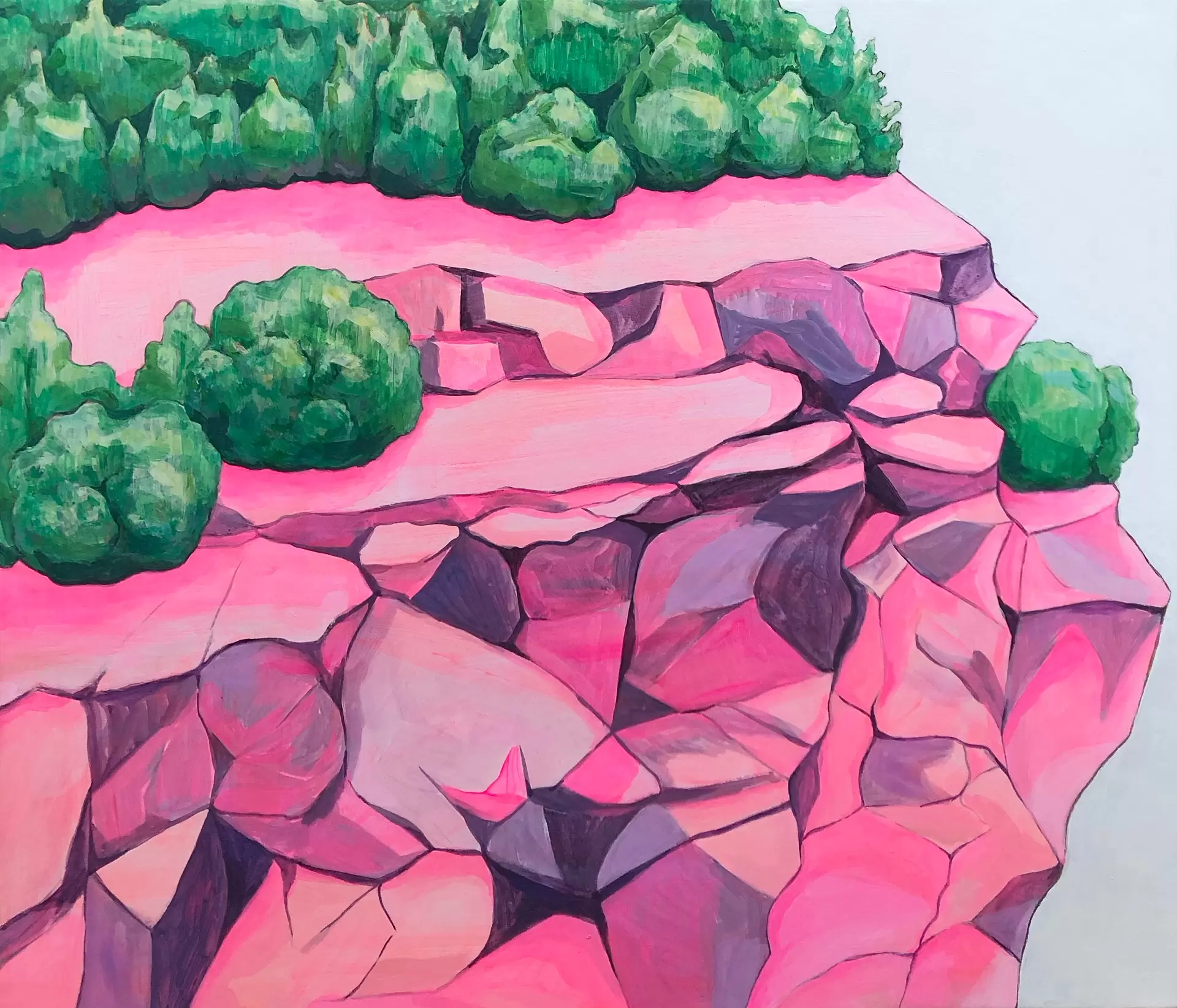 landscape painting_15 by 三好真弓 | 現代アートの販売・通販