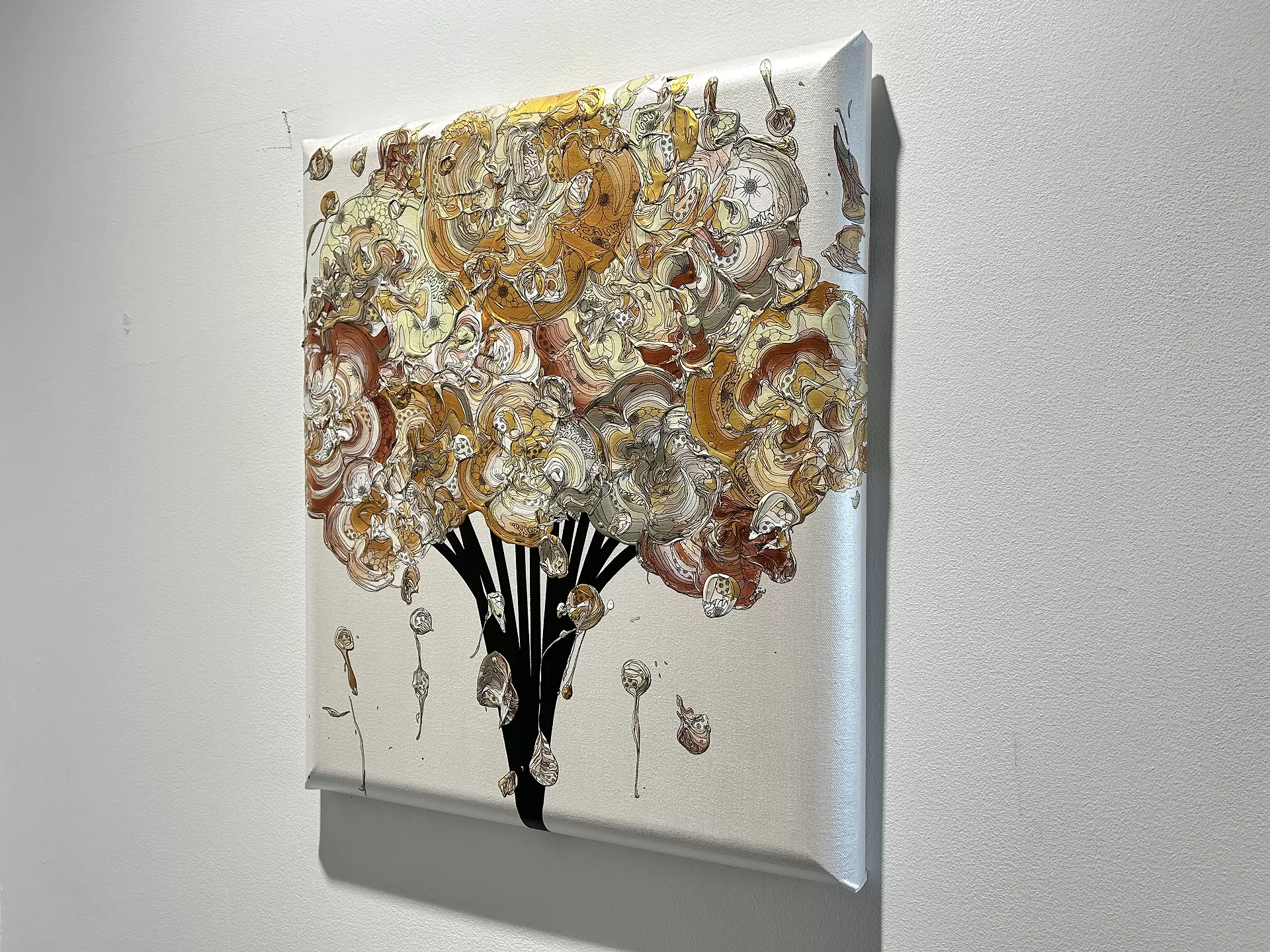 光のbouquet 絵画原画 1点のみ【Star flower's garden】絵画原画 アクリルアート