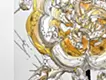 Abstract Single Flower 240720 (Gary x Gold) 