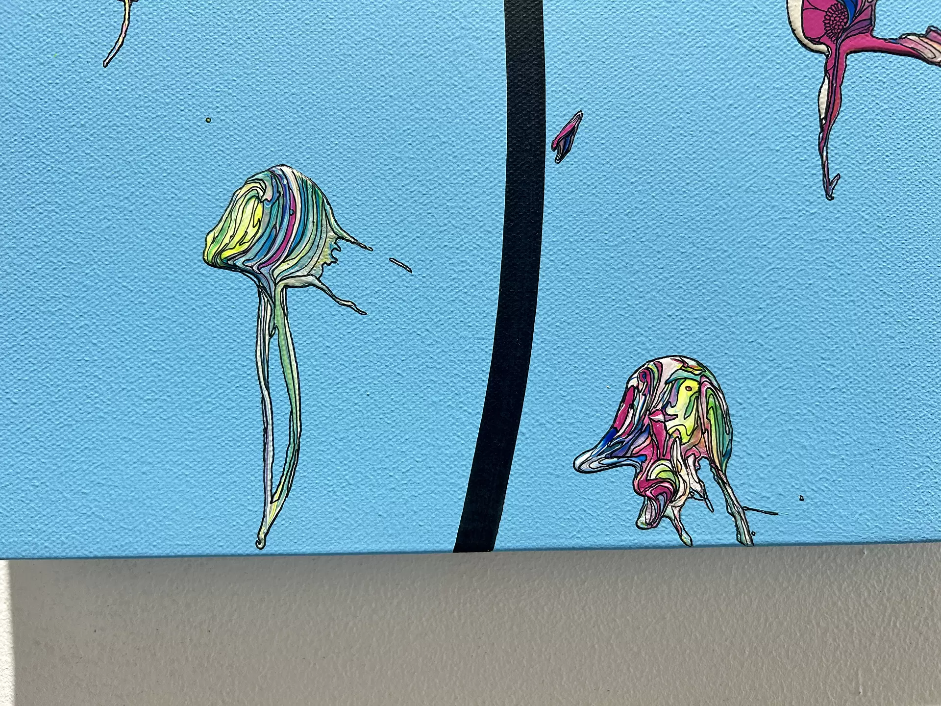 奥田雄太 Abstract Bouqet ターコイズ ブルー ピンク 奥田雄太 Abstract Bouqet ターコイズ ブルー ピンク Yuta Okuda Solo