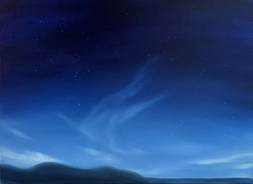 星降る湖畔 by 根ノ木 あさみ