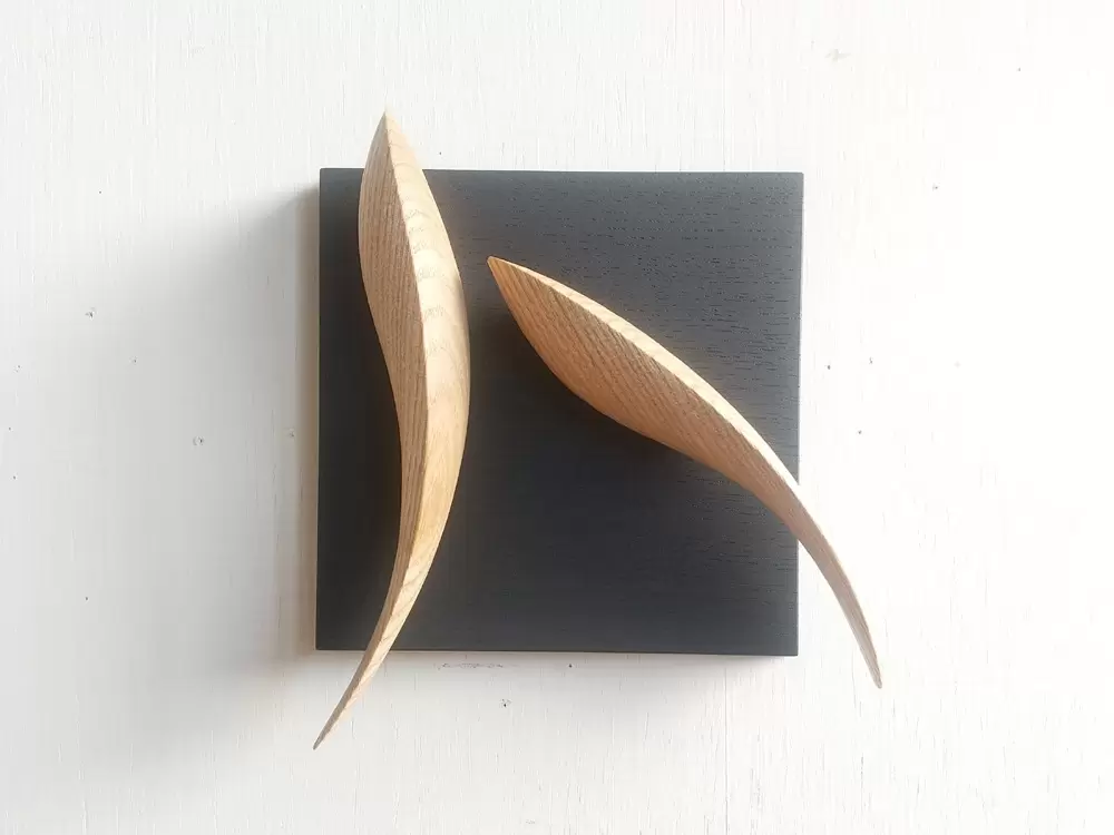 “If you look closely, it looks like an alphabet” wall hanging object “A”