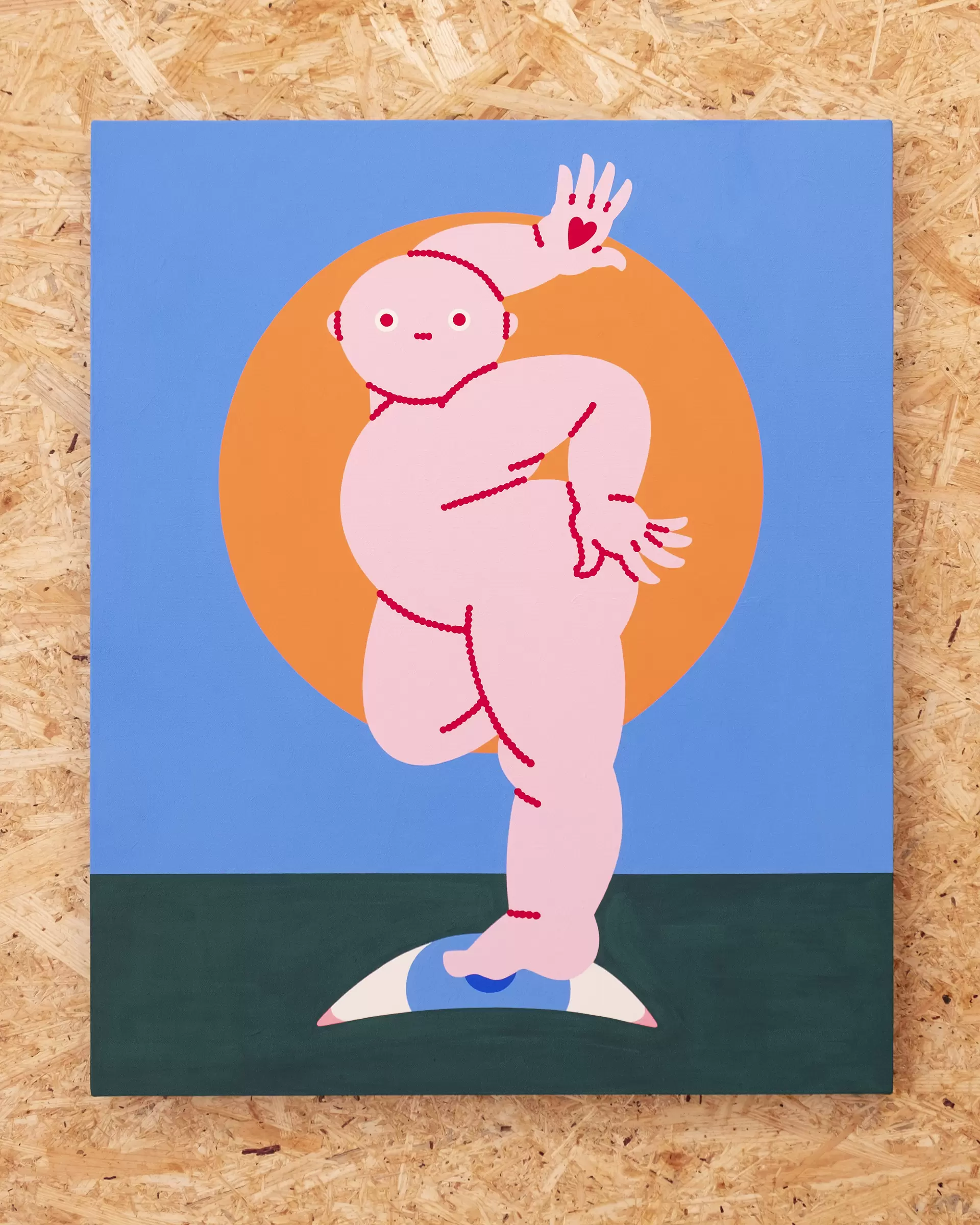 まこっこです♪ Free from Eyes by 前田 豆コ | 現代アートの販売・通販 | ArtSticker