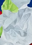 rolled paper (yellow-green)