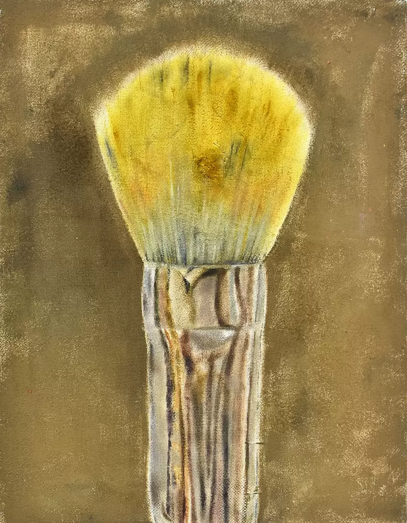 Doggy brush (on soy sauce bag) by 森下 明音