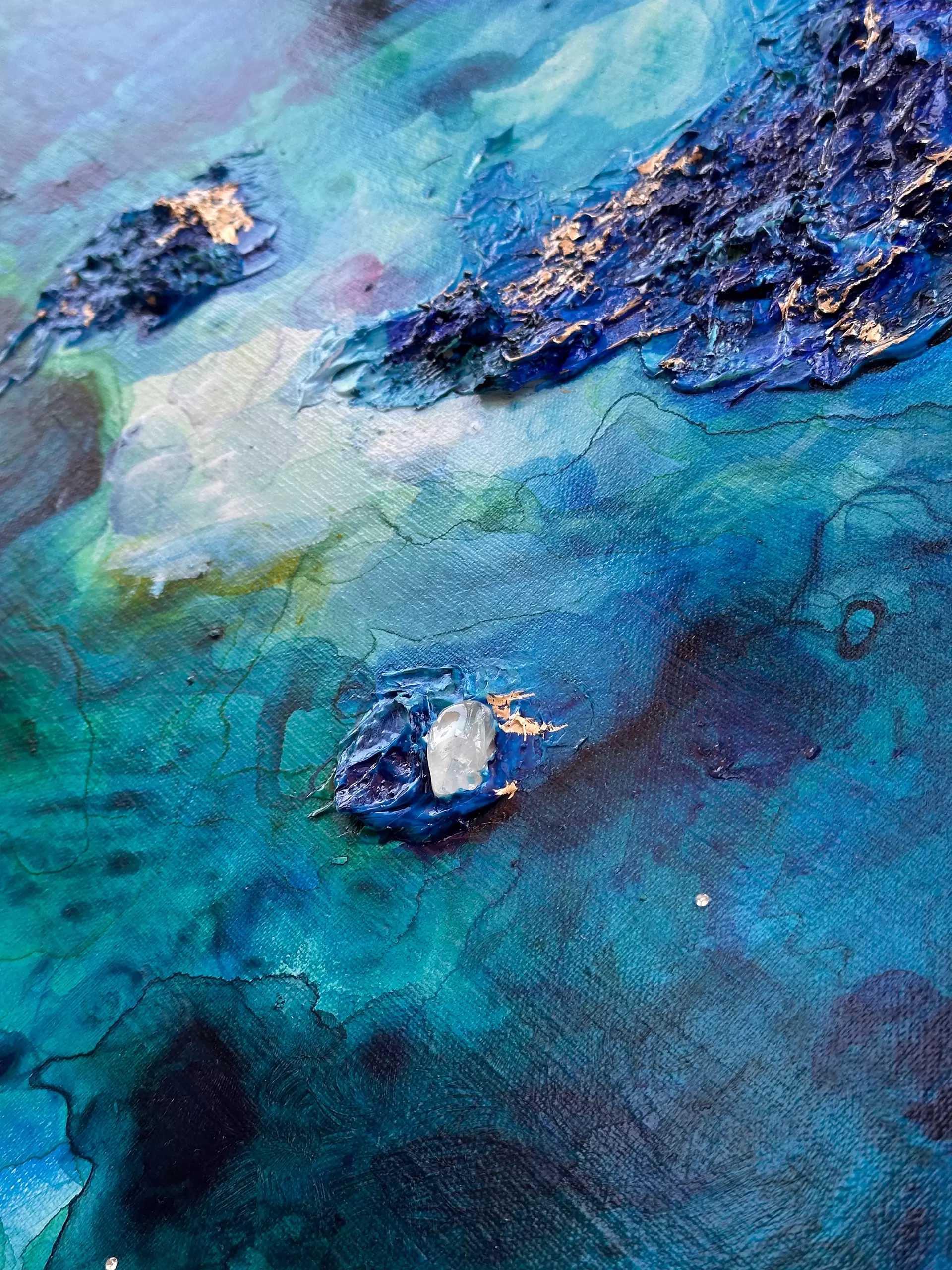 水の星が落ちた空から by 藤 理沙子 | 現代アートの販売・通販