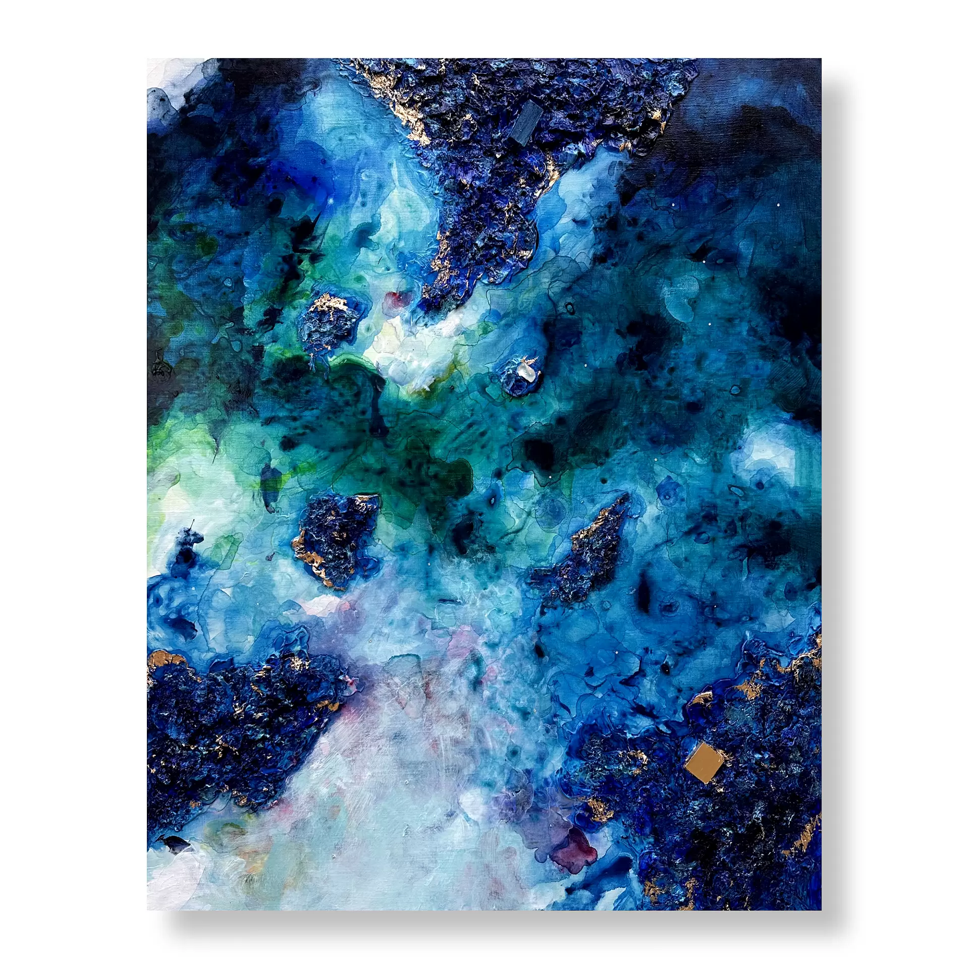 額入り水彩画 星空のシーソー 1138（星空 | Shiva's art）
