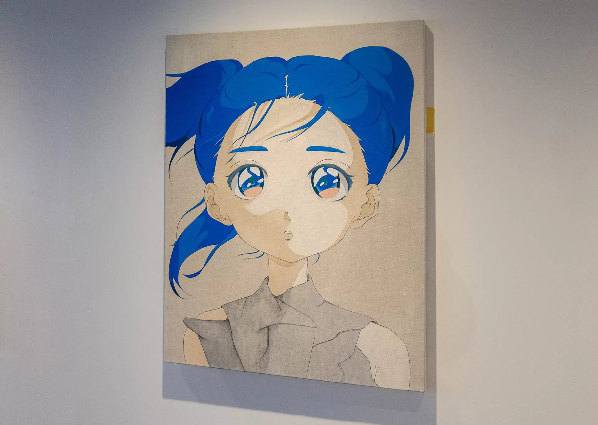 アクリル画 無題 50 絵画】50号 無題 花の絵 (アクリル絵具 蝋 油性