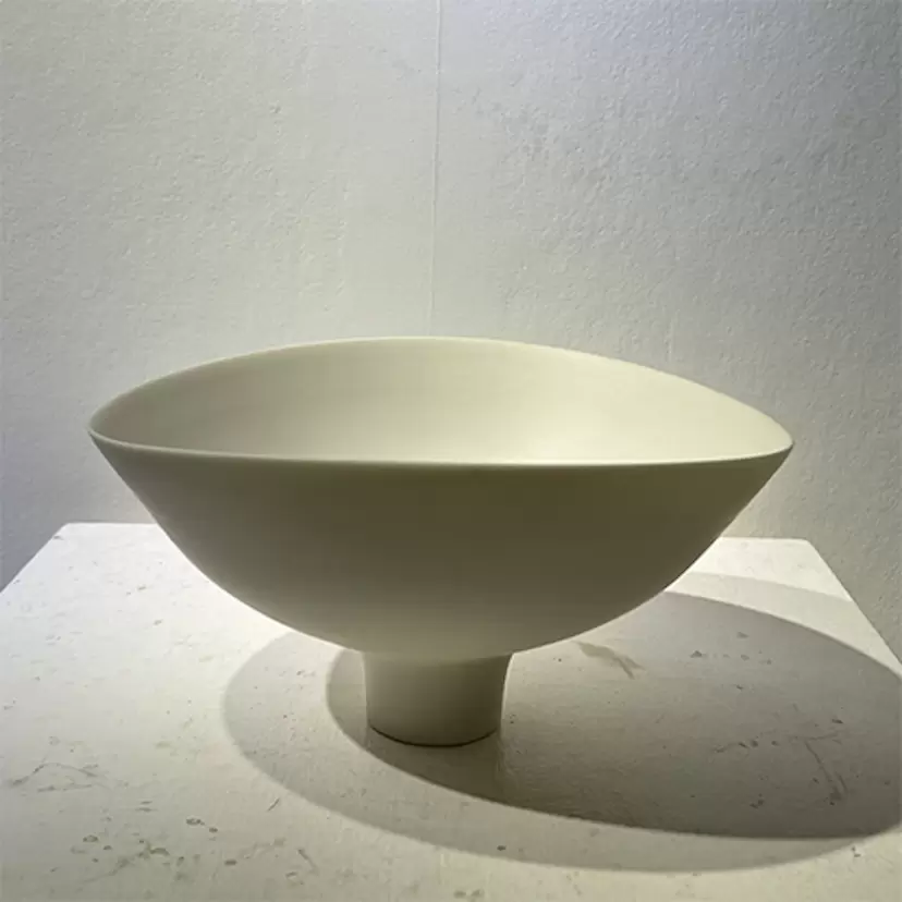 青木良太 Bol Blanc WHITE BOWL_LB-22 by 青木良太 | ArtSticker