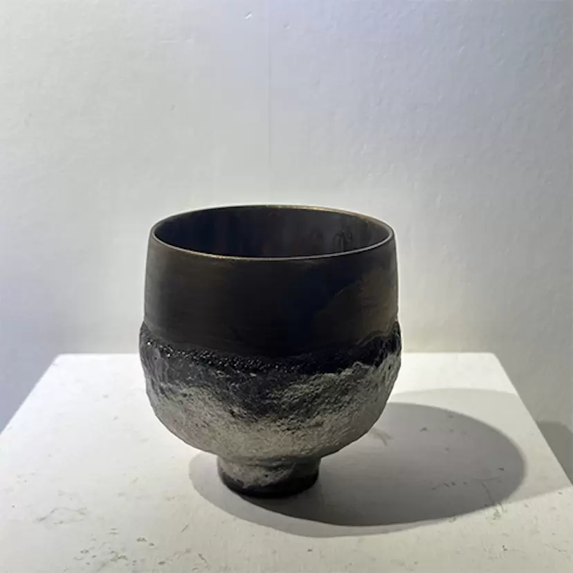 LAVA Platinum Tea Bowl_CA-1 by 青木良太