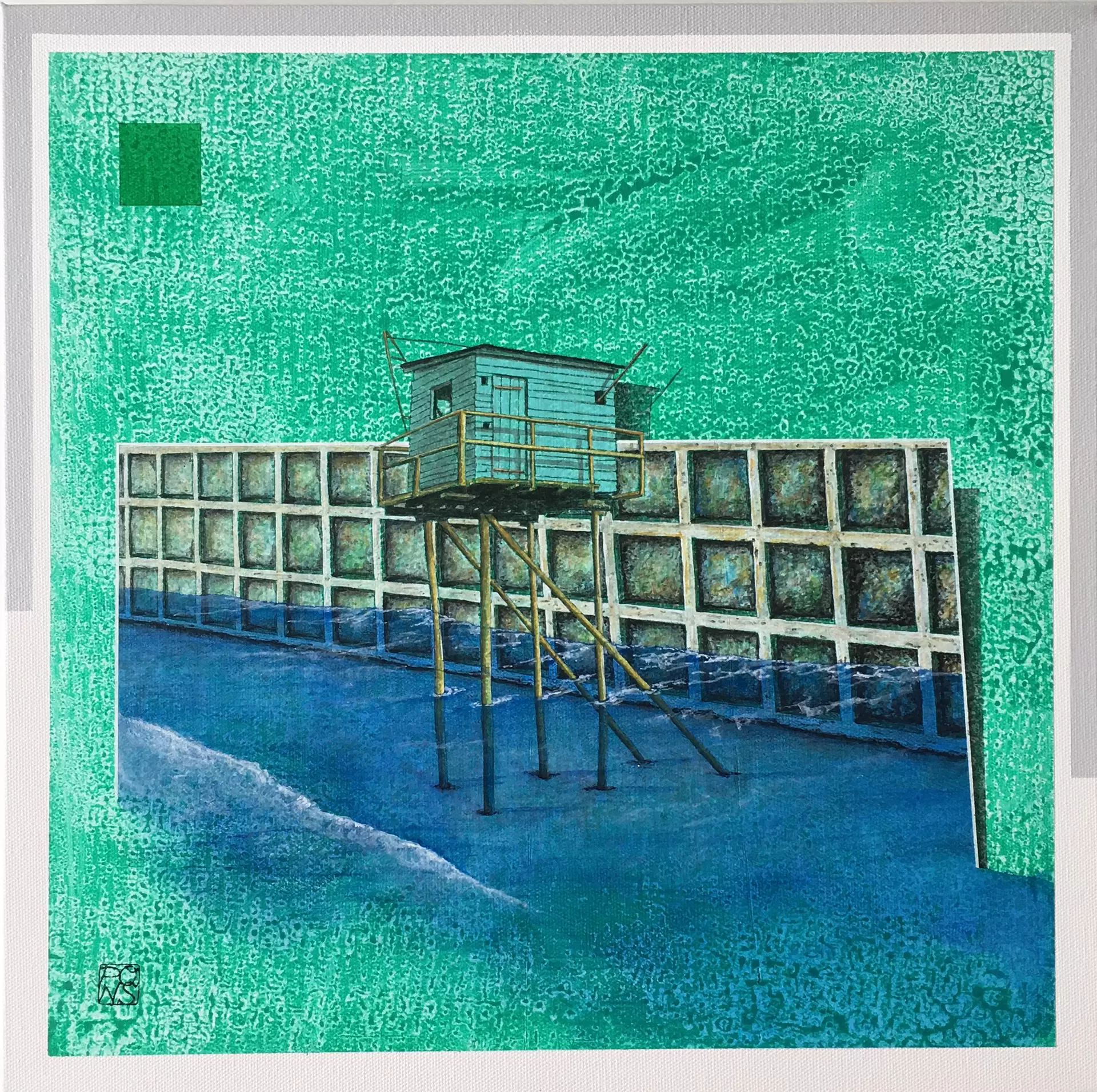At the back of the marsh