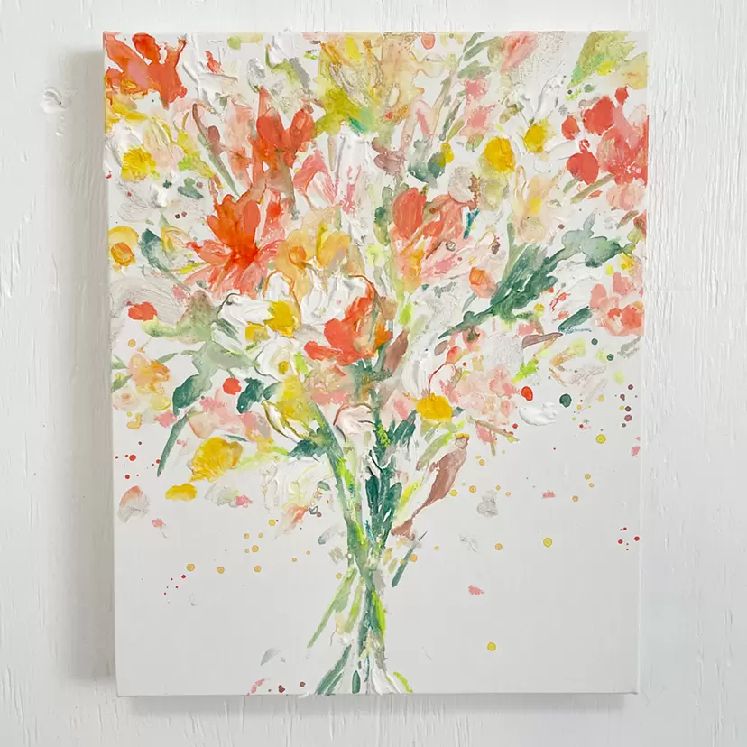 Dancing flowers No.100 by 川西郁美