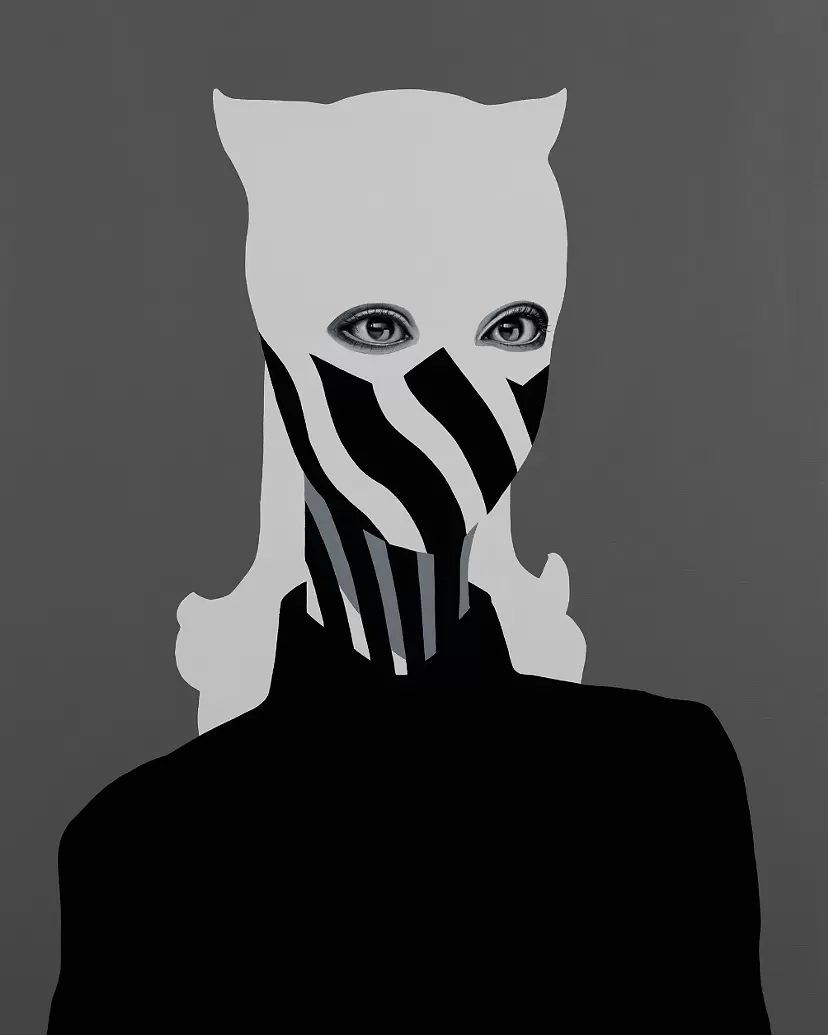 Portrait of dazzle MH-01 by 松山しげき | 現代アートの販売 Portrait of dazzle MH-01 by 松山しげき | 現代アートの販売