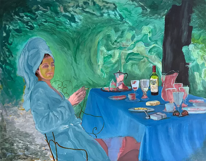 大理石に浮かぶ雲川図 no.2 by 栗城優介 | 現代アートの販売・通販