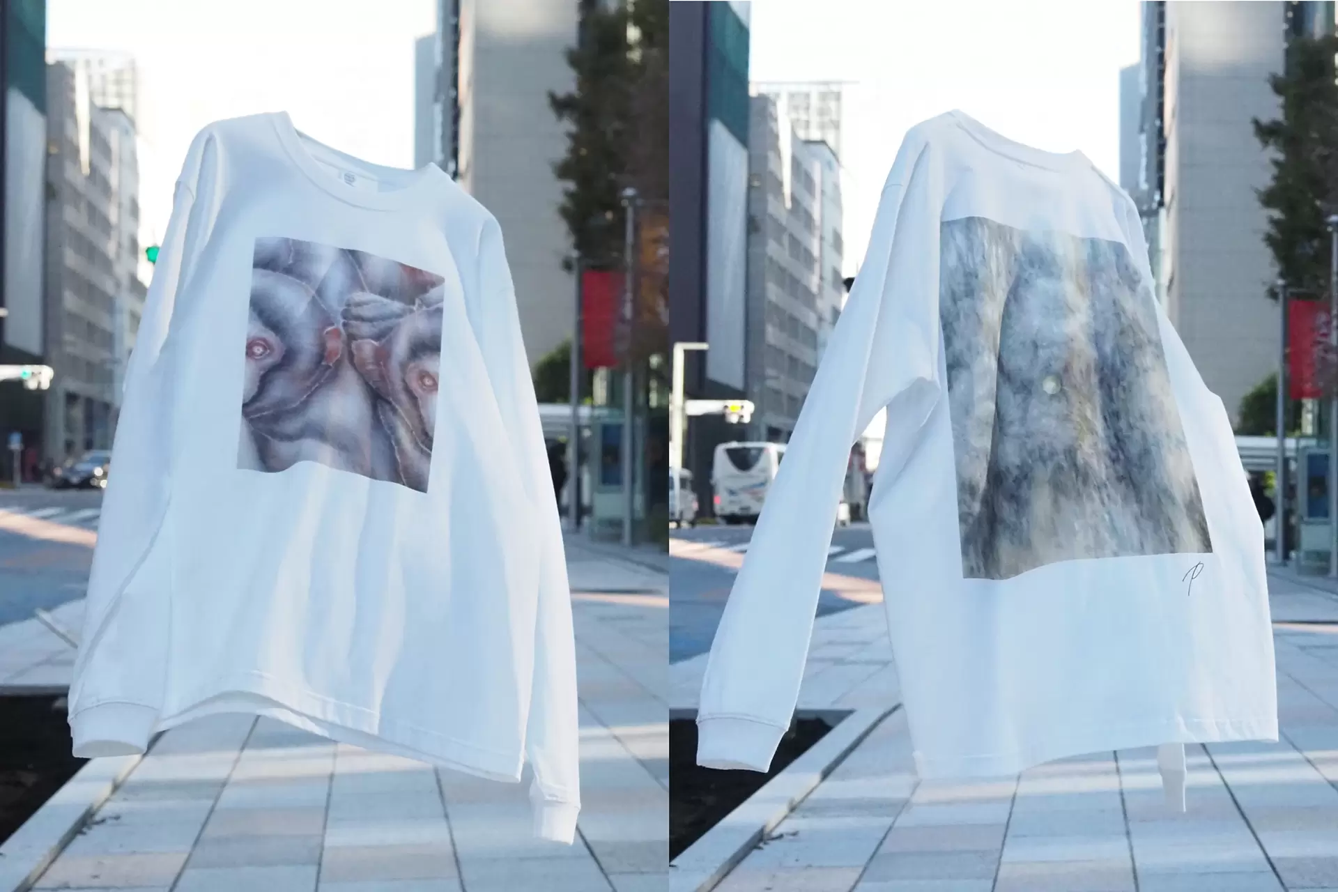 Mサイズ【山脇 紘資×Tokyo 8分】Long Sleeve T-shirt
