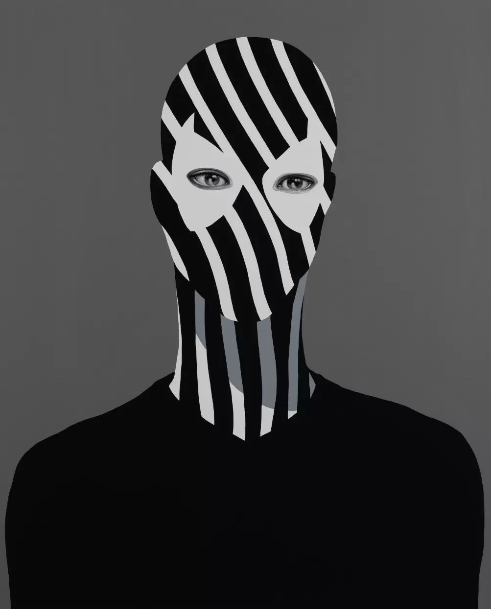 Portrait of dazzle AH #241 (2024) by 松山しげき | ArtSticker