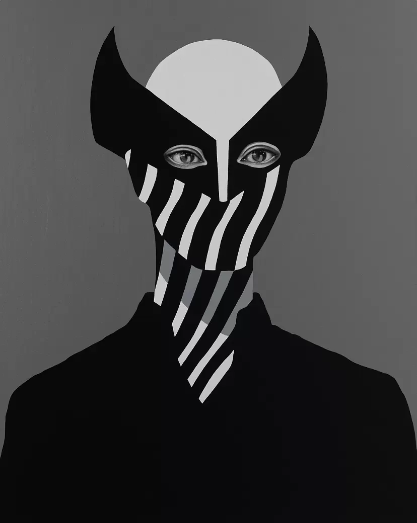 Portrait of dazzle MH-01 by 松山しげき | 現代アートの販売 Portrait of dazzle MH-01 by 松山しげき | 現代アートの販売