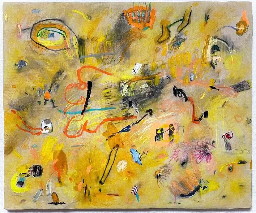 現代アート「すね毛世界」 鷲図』水墨画 2024.01作 水墨/箔押し #art #sumi #drawing