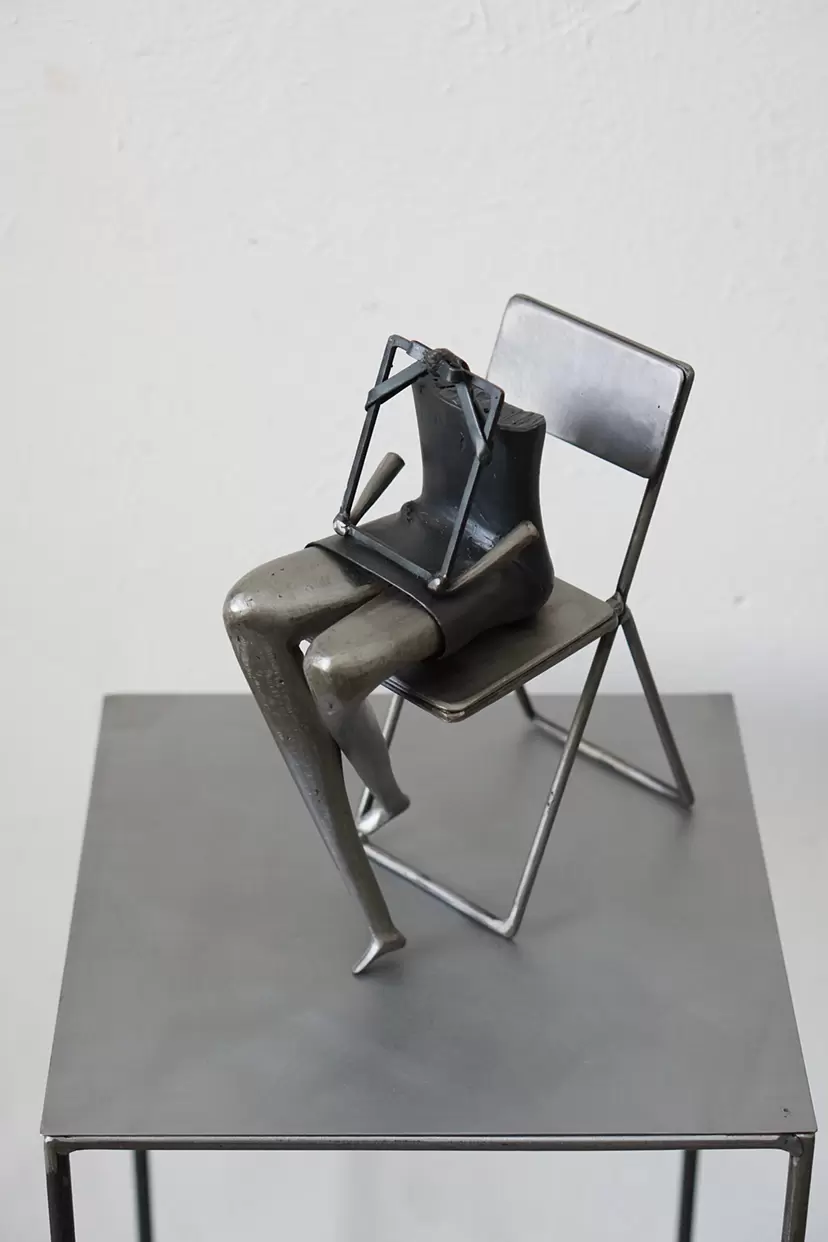 アート　オブジェ　鉄製 IRON sculpture【60401】by mutoji（展示品） | mjh A gallery