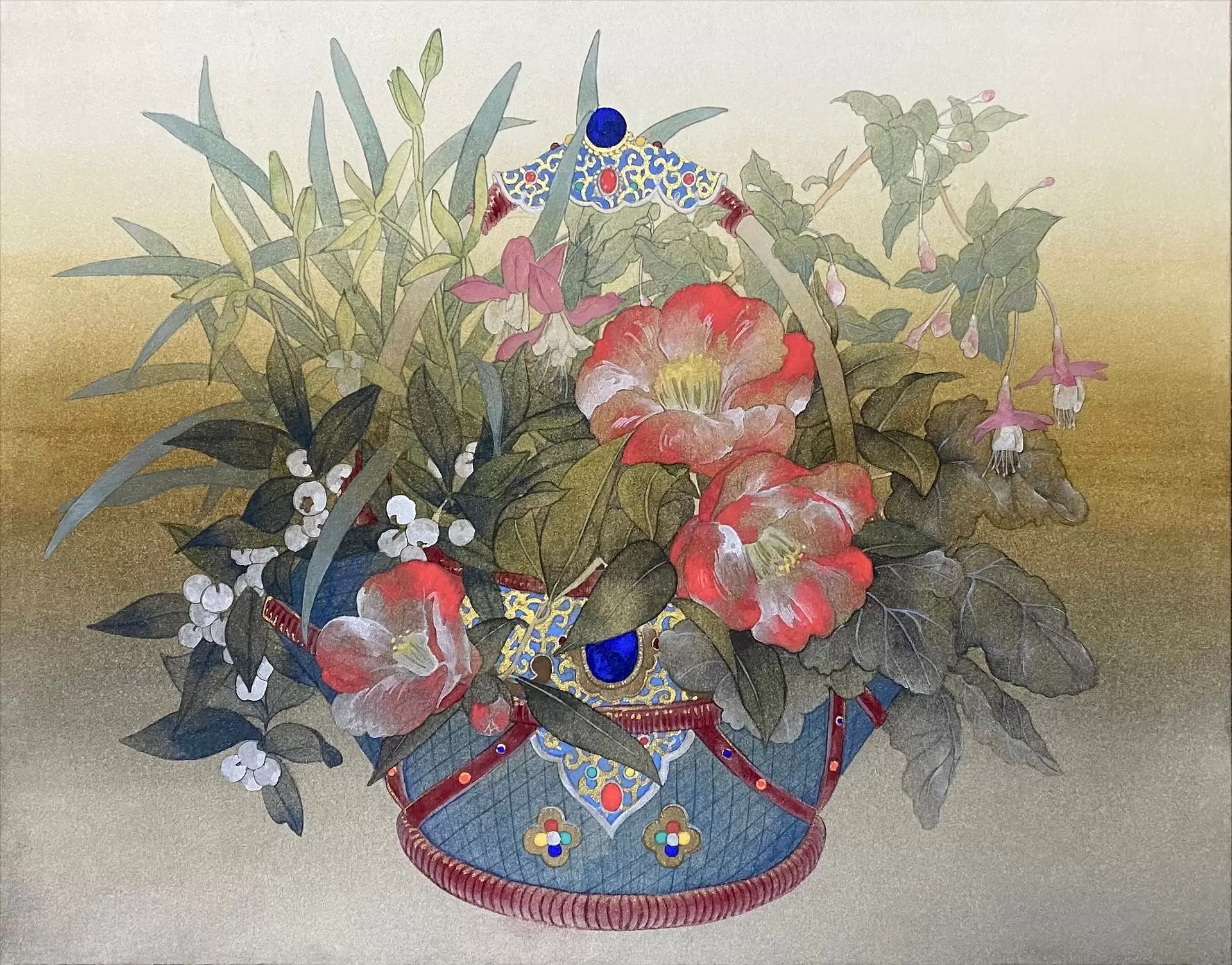 冬霞の華