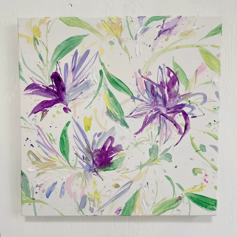 Dancing flowers No.105 by 川西郁美
