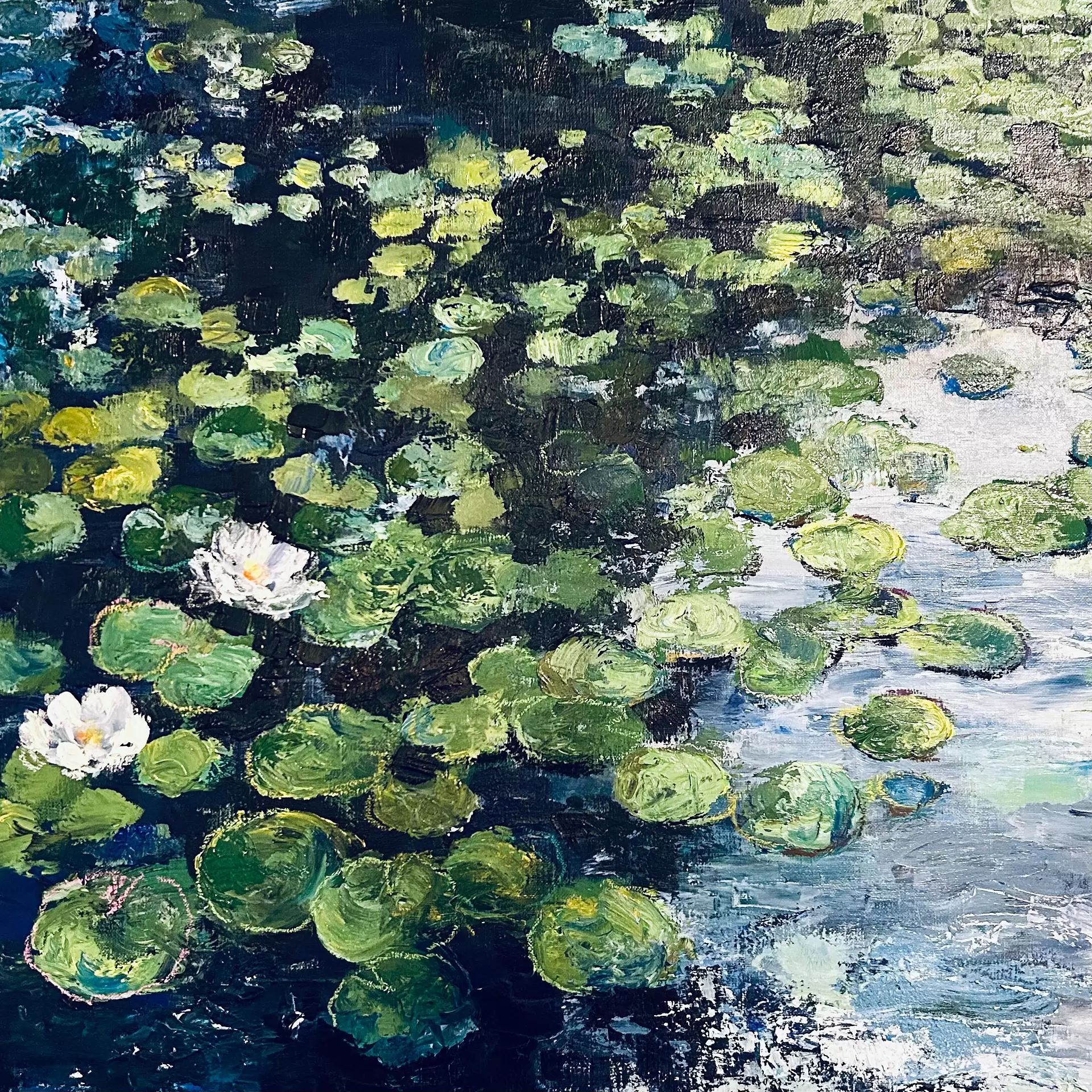 北国の蓮池 by おおばさくら | 現代アートの販売・通販 | ArtSticker