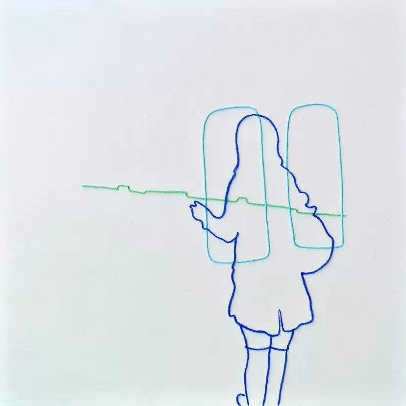 Here & Over there by いしかわかずはる