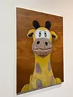 Giraffe waiting