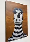 Zebra waiting