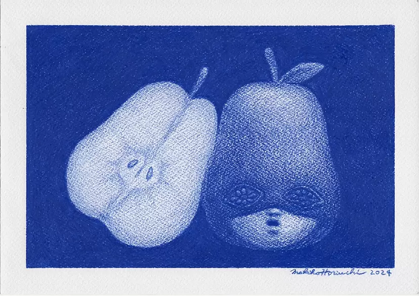 sketch〈pear head〉 by 堀内 マキコ