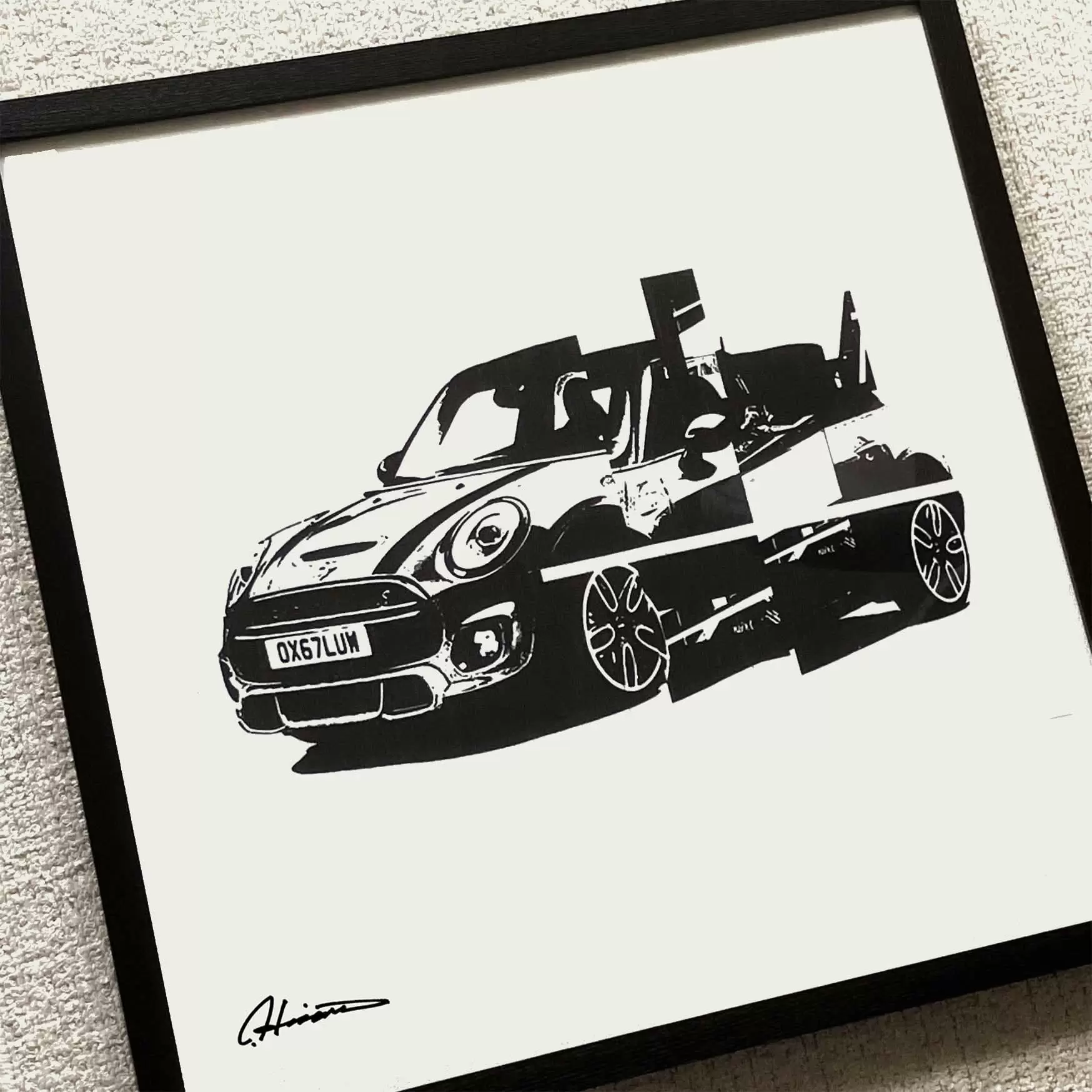 MINI COOPER by HIRANO CHIAKI | 現代アートの販売・通販 | ArtSticker